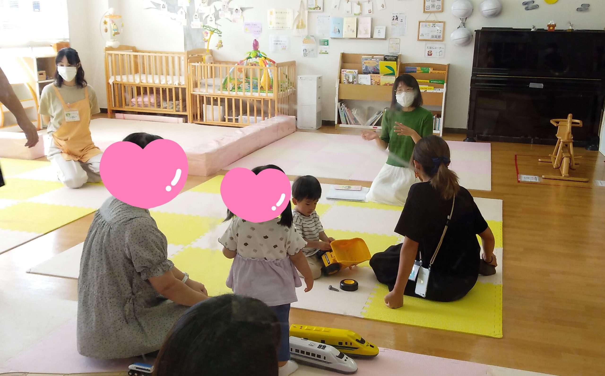 ♡ぽかぽかひろば♡ 『八社あいわ保育園保育士と話そう！』の様子♪ - 認定NPO法人 ひだまりの丘