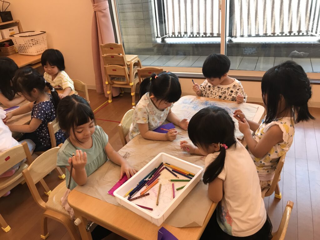 幼児組　コーナー遊び、楽しいね！：八社あいわ保育園