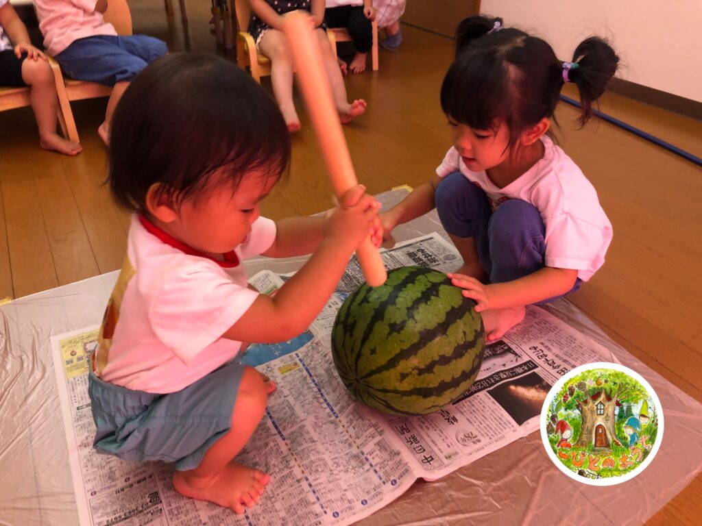 すいか割り🍉：こびとのおうち