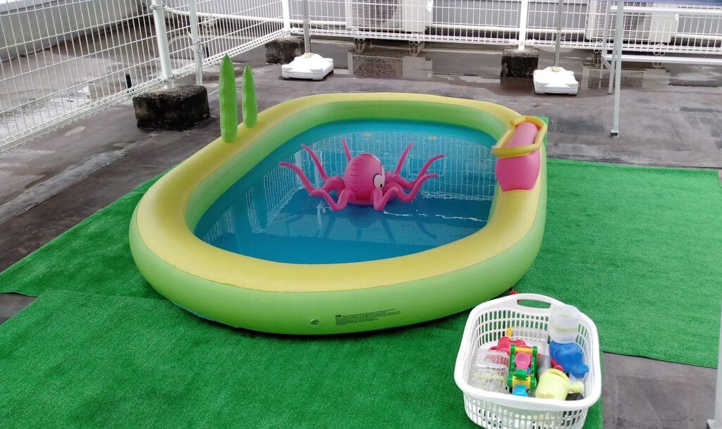♡ぽかぽかひろば♡本日(7/16)の水あそびについて