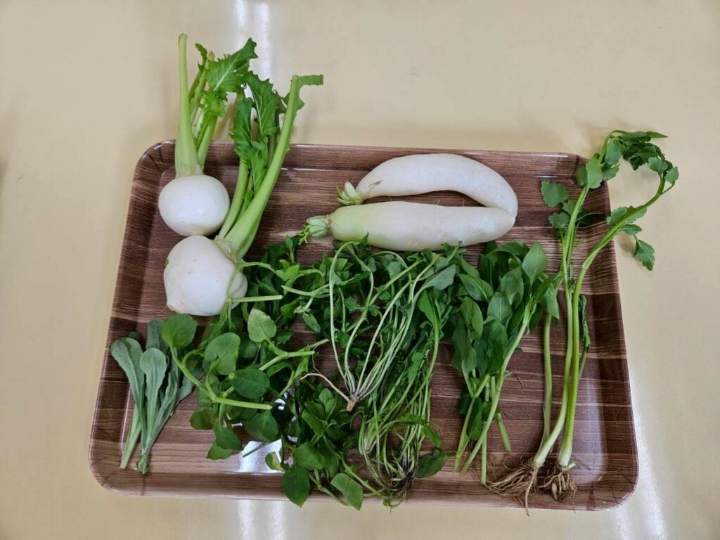 七草粥をつくりました☺️